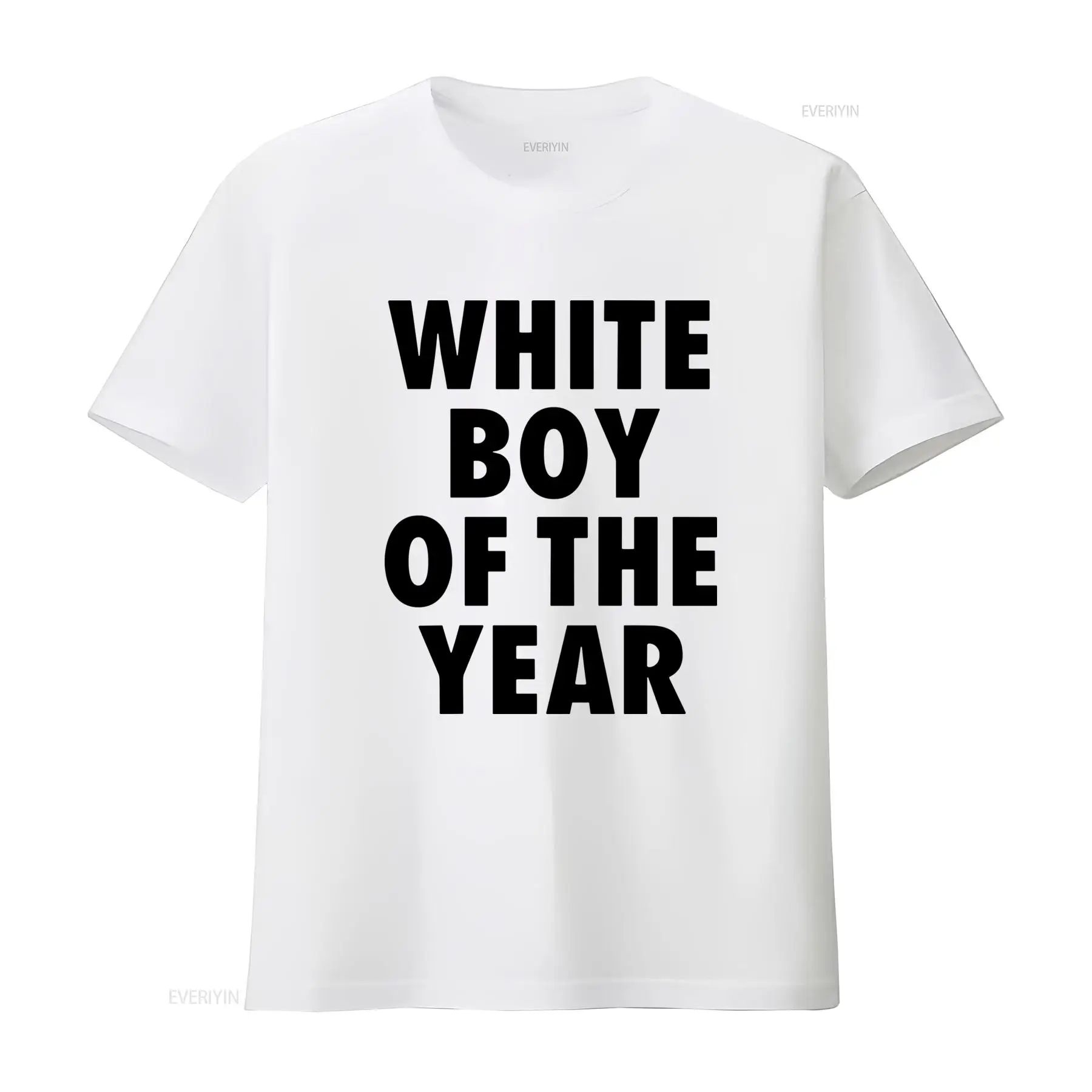 Vintage Fashion Gen Z - Weißes T-Shirt „Boy Of The Year“,