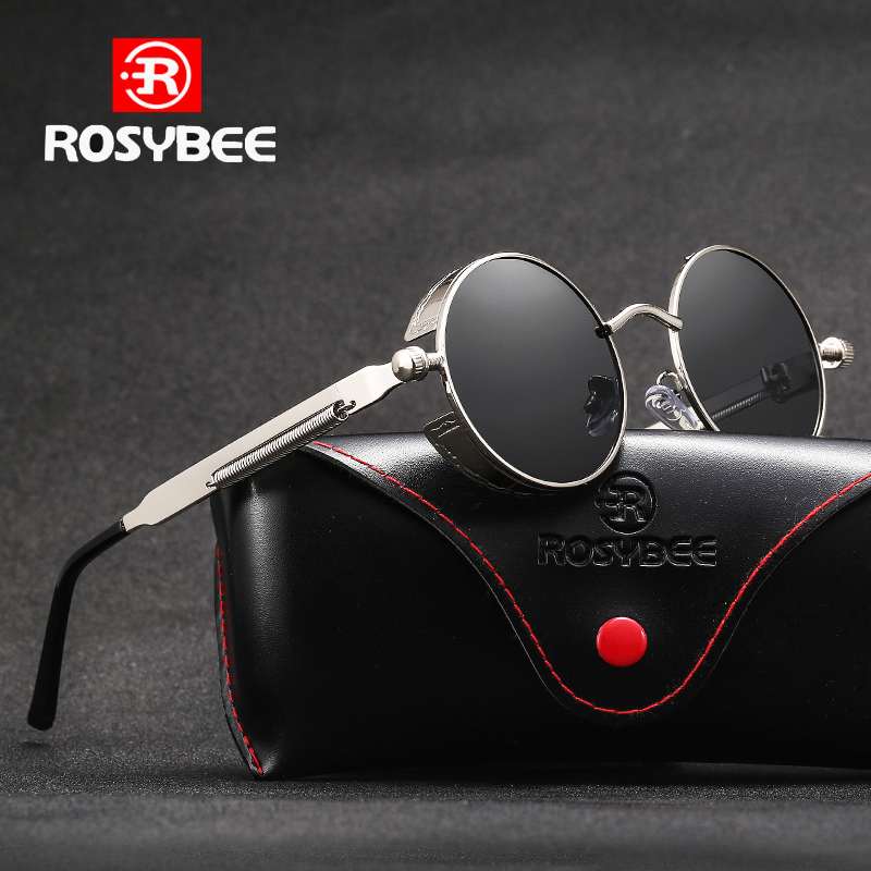 Vintage Fashion Brand Names - ROSYBEE Marke Name Runde Polarisierte Metall