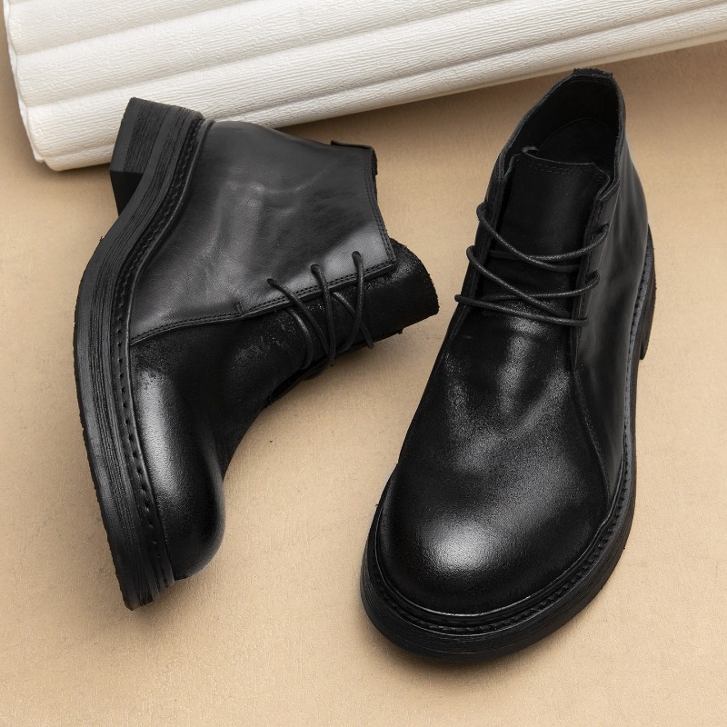 Vintage Fashion In 2026 - Vintage Herren Echtleder-Stiefel Luxuriös Handgefertigt 2026