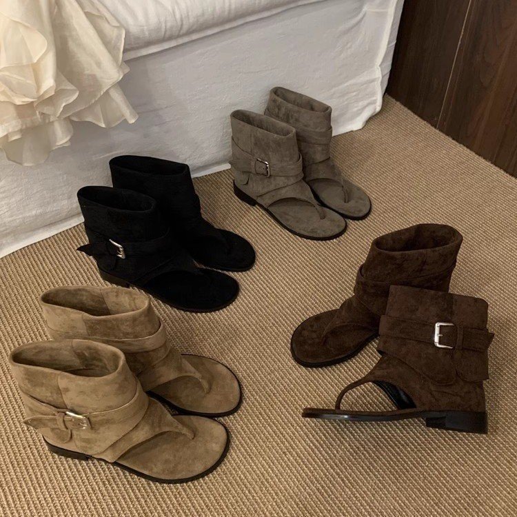 Vintage Fashion In 2026 - Frauen Peep Toe Stiefel Sommer Neue