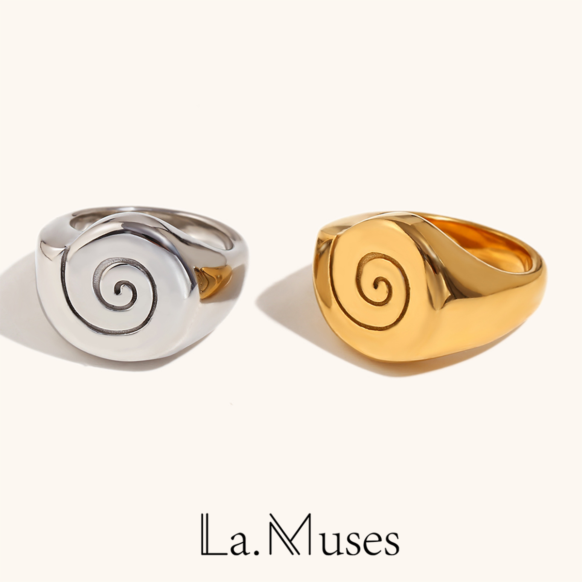 Vintage Fashion La - La. Muses Conch Ocean Series Ring