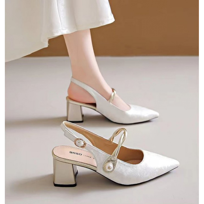 Vintage Fashion In 2026 - 2026 Elegante Damen Slingback-Sandalen mit spitzer