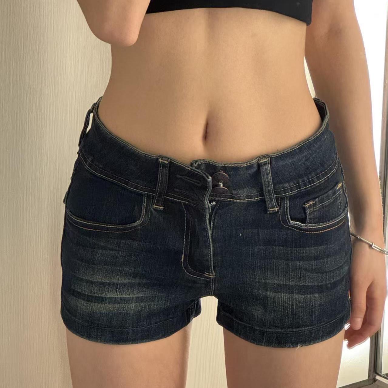 Vintage Fashion Jeans - Damen Petite Low Waist Vintage Denim