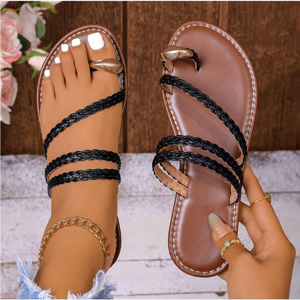 Vintage Flat-Toe Herringbone-S – Vintage Fashion Rome Bewertung und Preis