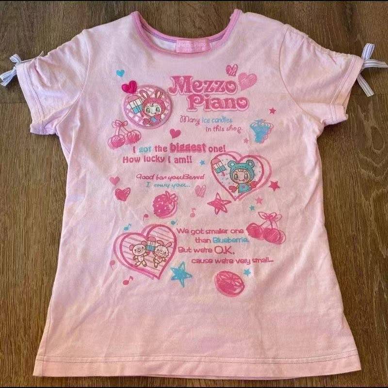 Vintage Kawaii Süße Kurzarm-T- – Vintage Fashion Bewertung und Preis