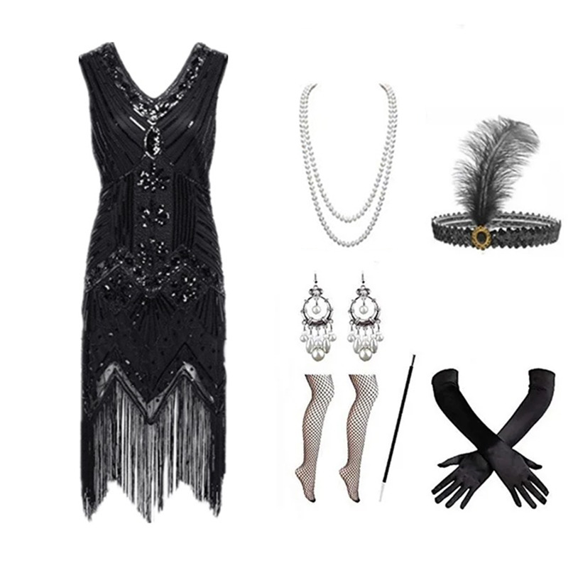 Damen 1920er Jahre Flapper-Kle – Vintage Slip Dress Bewertung und Preis