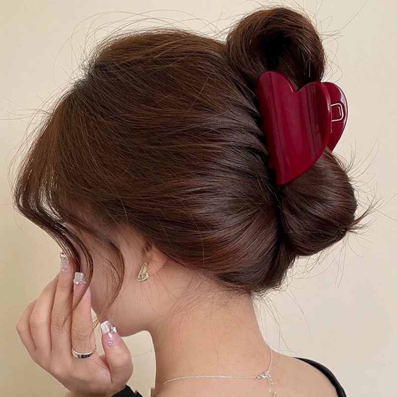 Vintage rote Haarklammern Herz – Vintage Fashion Bloggers Bewertung und Preis