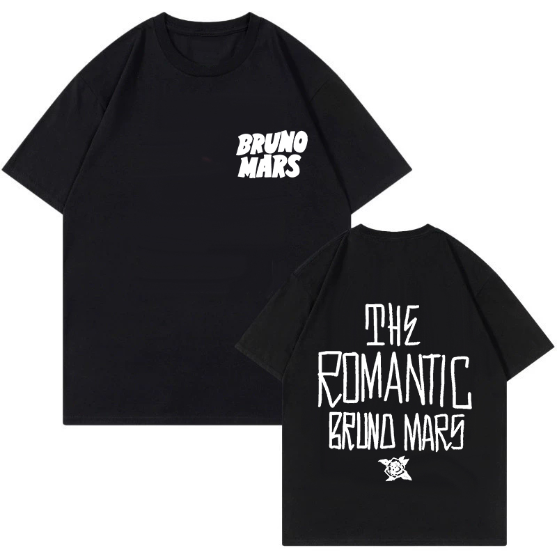 Bruno Mars Print Vintage T-Shi – Vintage Fashion Eu Bewertung und Preis