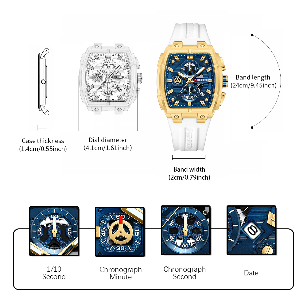 CURREN Luxus-Vintage-Uhr für H – Vintage Fashion Streetwear Bewertung und Preis