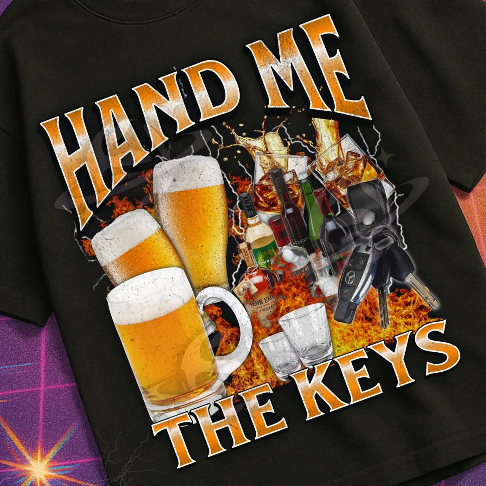 „Hand Me The Keys“ lustiges Al – Vintage Fashion Gen Z Bewertung und Preis
