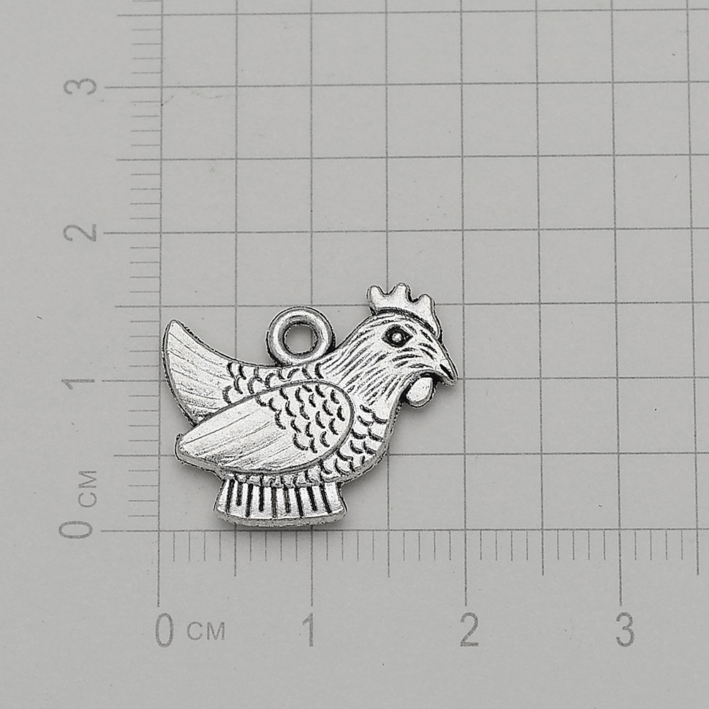 Antike Silber Überzogene Cock  – Vintage Fashion Resale Bewertung und Preis