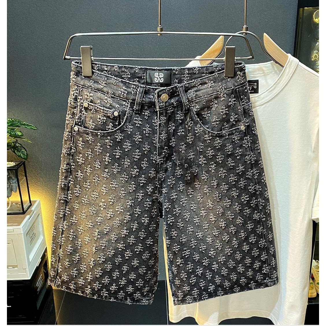 Sommer High-Street Denim-Short – Vintage Fashion Shop Bewertung und Preis