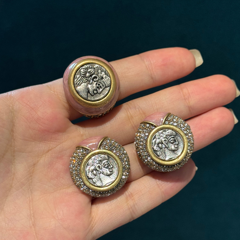 Vintage Antike Münzen Rosa Sch – Vintage Fashion Old Money Bewertung und Preis