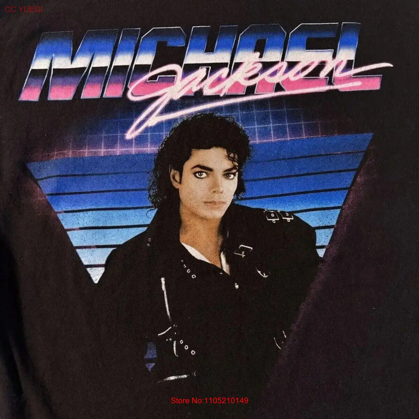 Damen-T-Shirt „Michael Jackson – Vintage Fashion Eras Bewertung und Preis