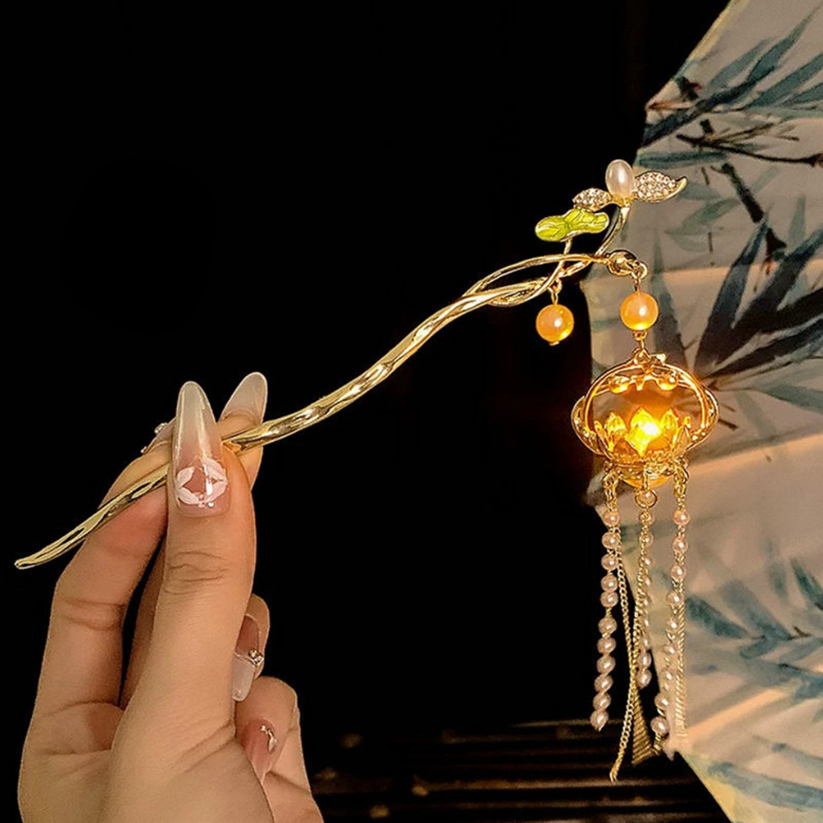 Leuchtende Blume Haarnadel Für – Vintage Fashion Shop Bewertung und Preis