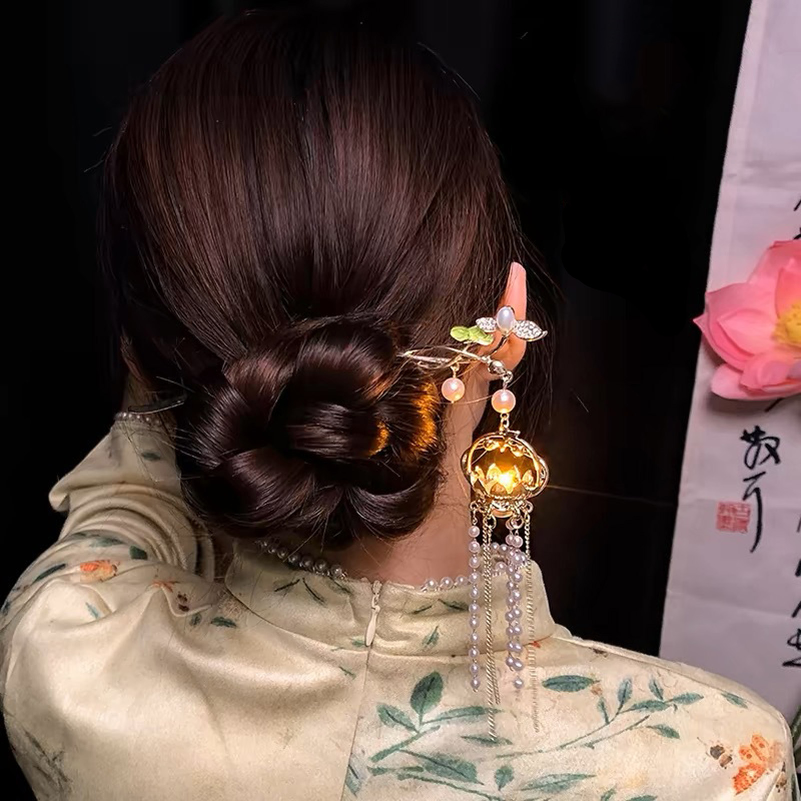 Leuchtende Blume Haarnadel Für – Vintage Fashion Shop Bewertung und Preis