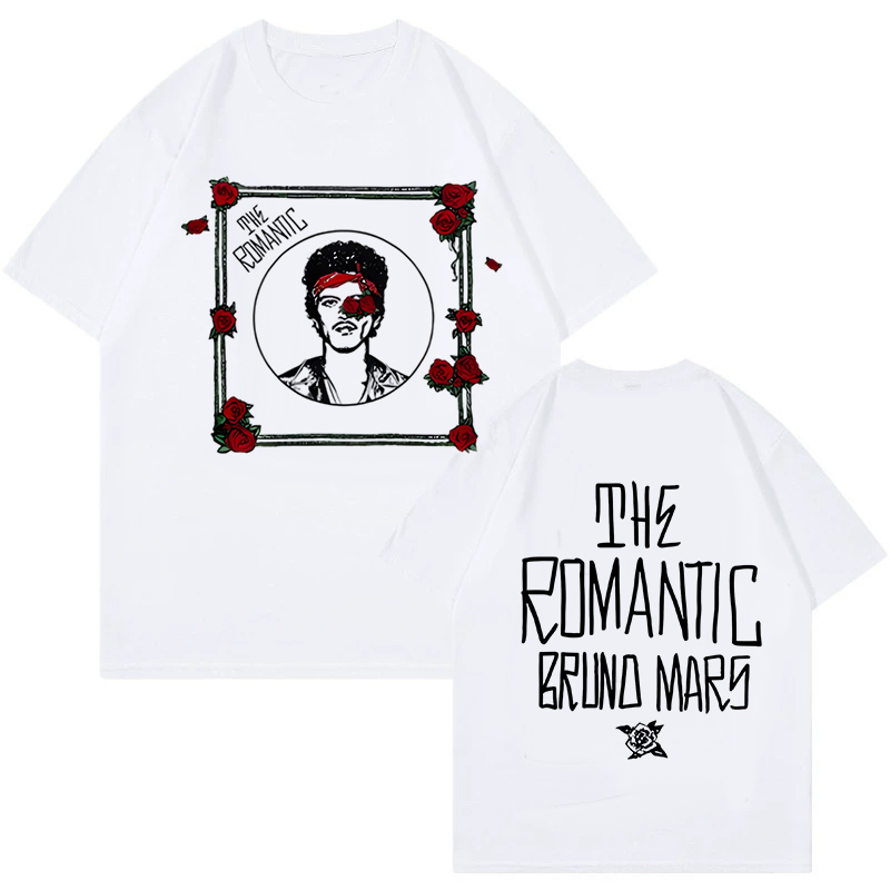 Bruno Mars Print Vintage T-Shi – Vintage Fashion Eu Bewertung und Preis