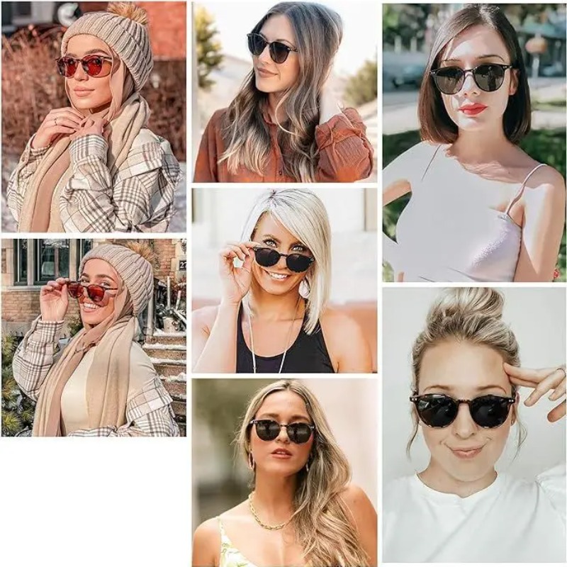 Vintage Mode Runde Sonnenbrill – Vintage Fashion Female Bewertung und Preis
