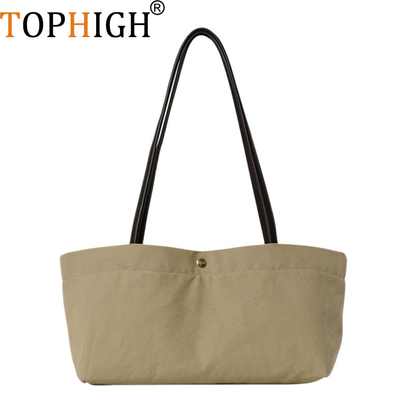 TOPHIGH Neue Vintage Canvas-Tr – Vintage Fashion Old Money Bewertung und Preis