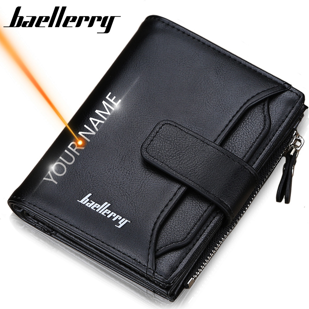 2020 Name Gravur Männer Brieft – Vintage Fashion Brand Names Bewertung und Preis