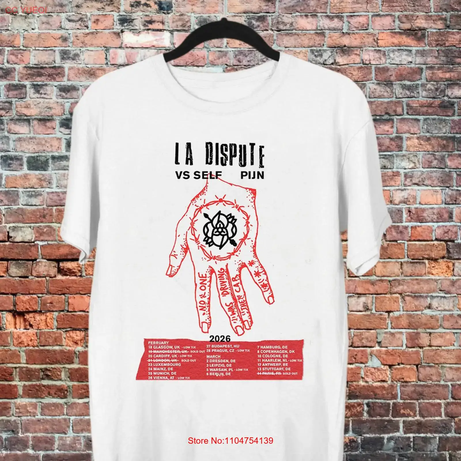 La Dispute Band Rock Tour VS S – Vintage Fashion La Bewertung und Preis