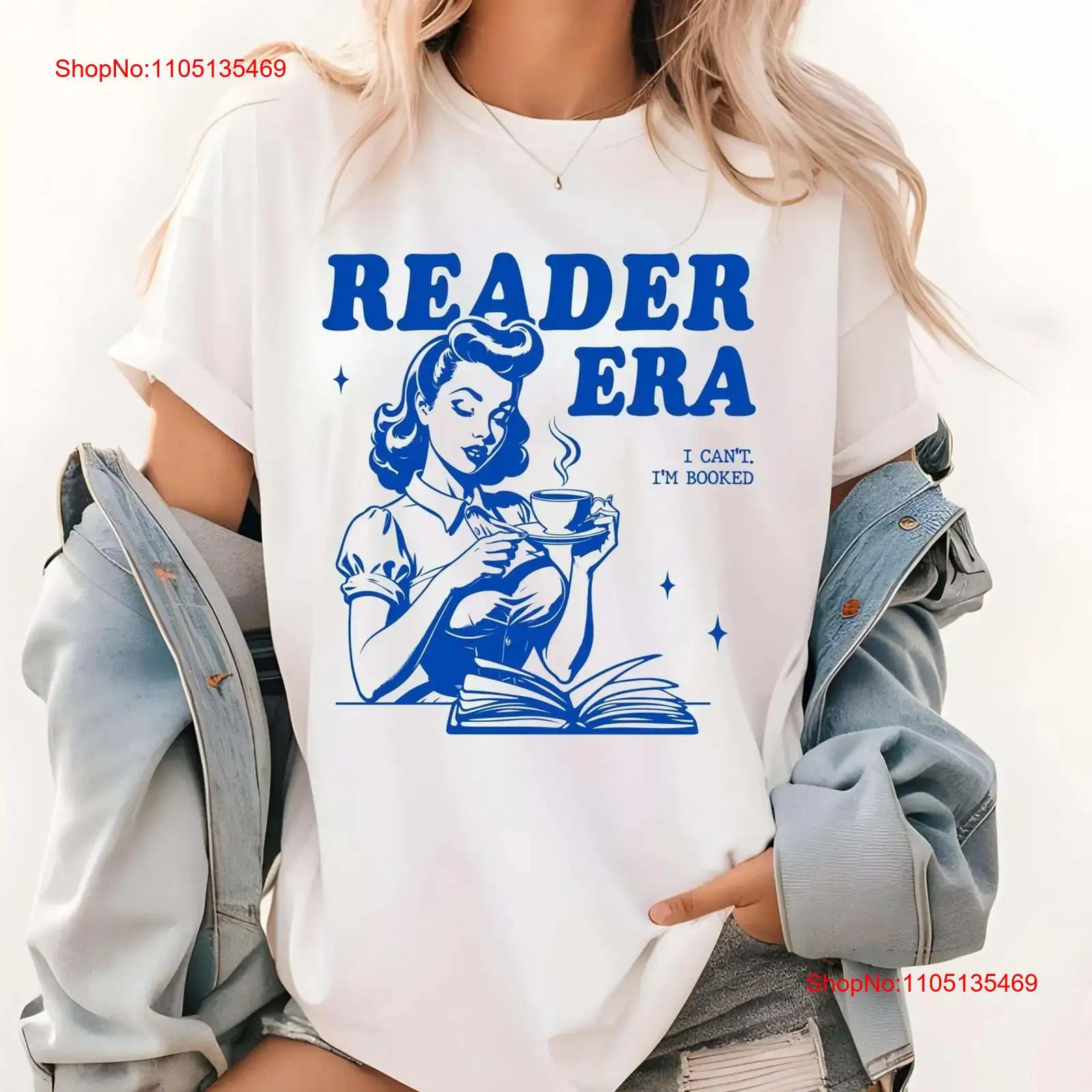 T-Shirt „Reader Era“, Buchlieb – Vintage Fashion Eras Bewertung und Preis