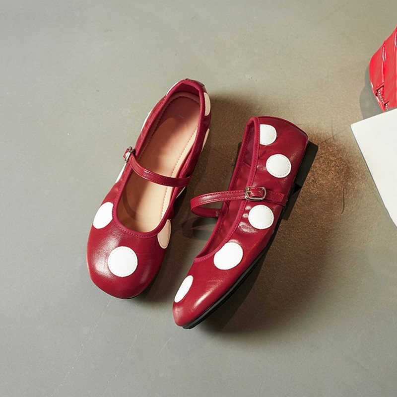 Vintage Polka Dot Mary Janes D – Vintage Fashion Rome Bewertung und Preis
