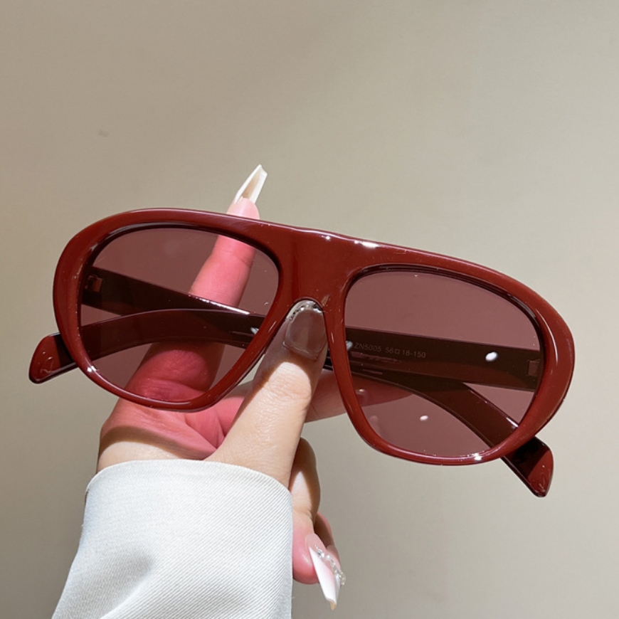 Neue Übergroße Piloten-Sonnenb – Vintage Fashion Streetwear Bewertung und Preis