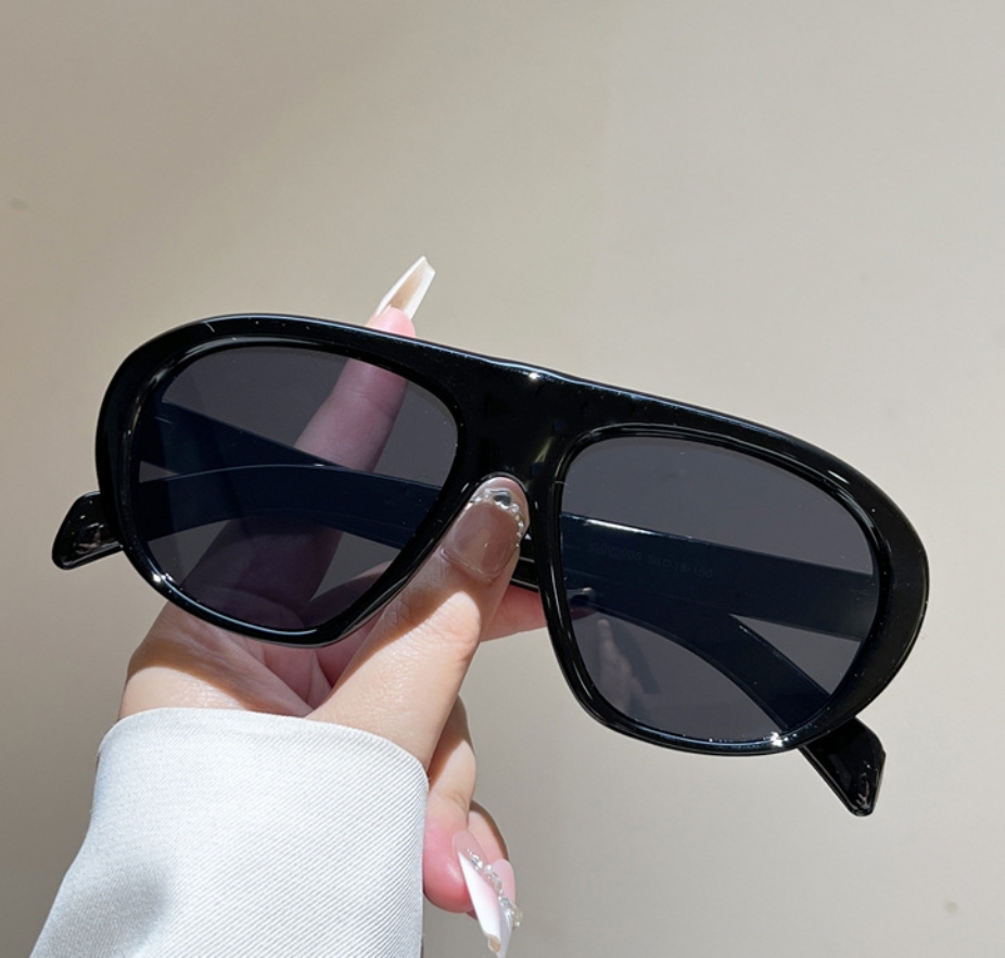 Neue Übergroße Piloten-Sonnenb – Vintage Fashion Streetwear Bewertung und Preis