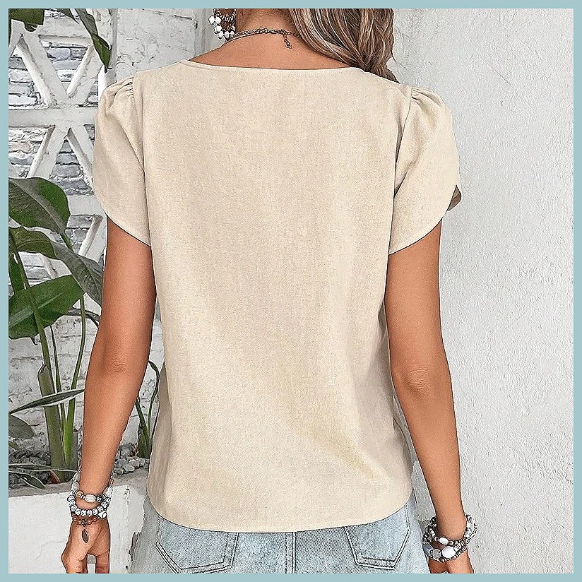 2024 Sommer Vintage Einfarbige – Vintage Fashion Bewertung und Preis