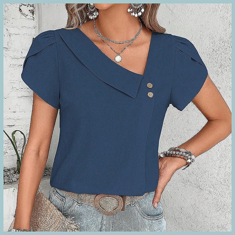 2024 Sommer Vintage Einfarbige – Vintage Fashion Bewertung und Preis