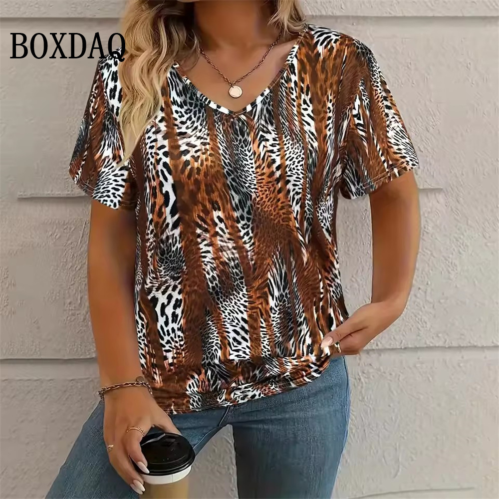 Sommer Vintage Leopard 3D Druc – Vintage Fashion Fabrics Bewertung und Preis